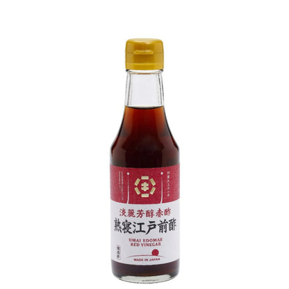 Matured Red Edo-mae vinegar "Mellow and rich red vinegar” -淡麗芳醇赤酢 熟寝江戸前酢-200ml