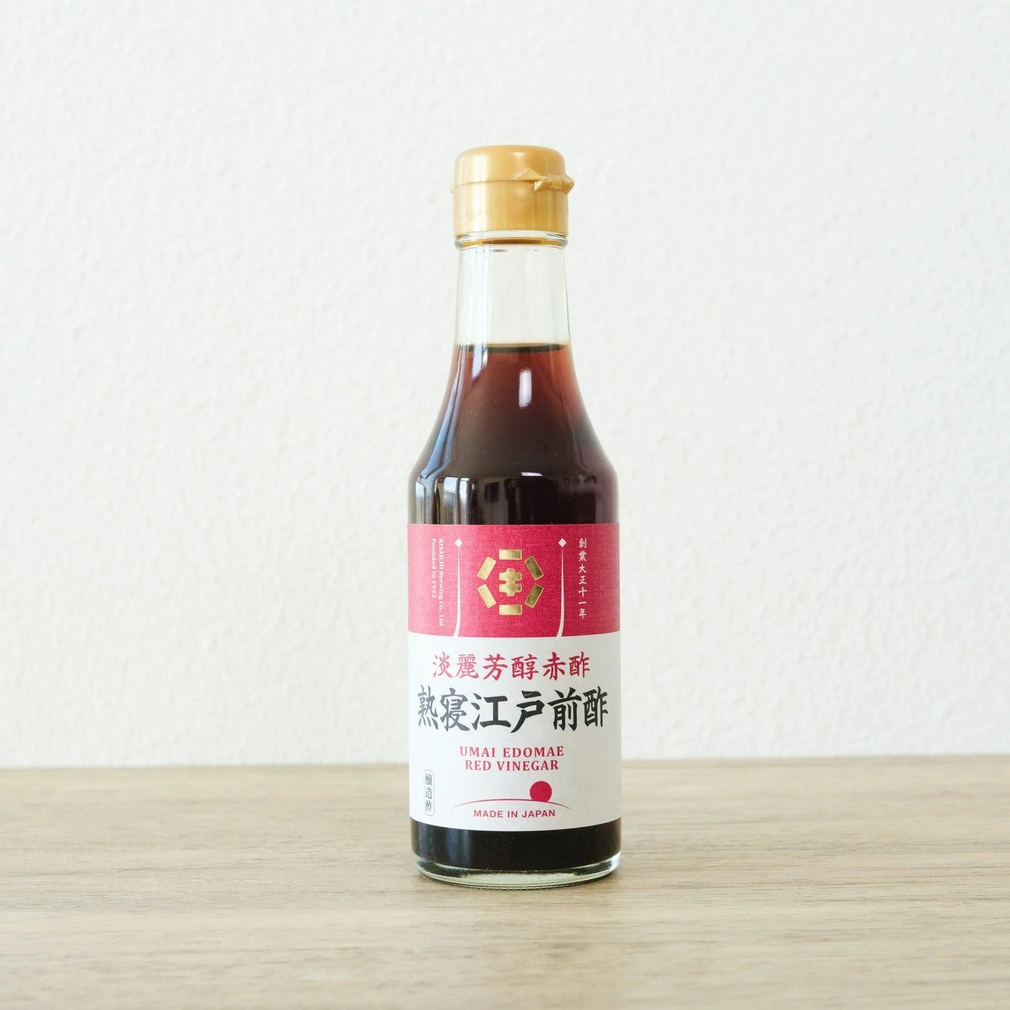 Matured Red Edo-mae vinegar "Mellow and rich red vinegar” -淡麗芳醇赤酢 熟寝江戸前酢-200ml