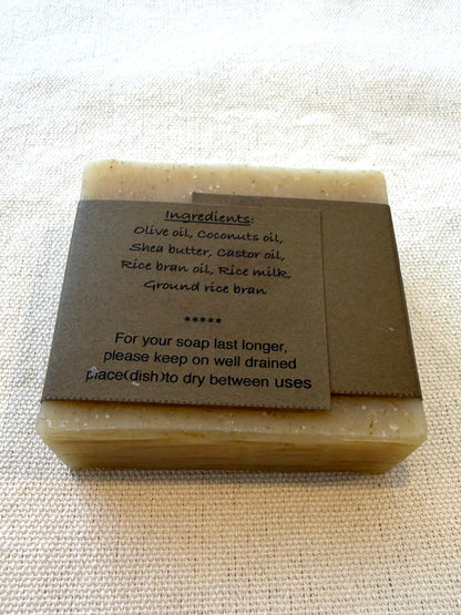 Triple Rice Soap 米ぬか石鹸