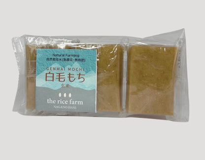 Organic Brown Rice Cake -無農薬 玄米切り餅- 50g x 6pcs