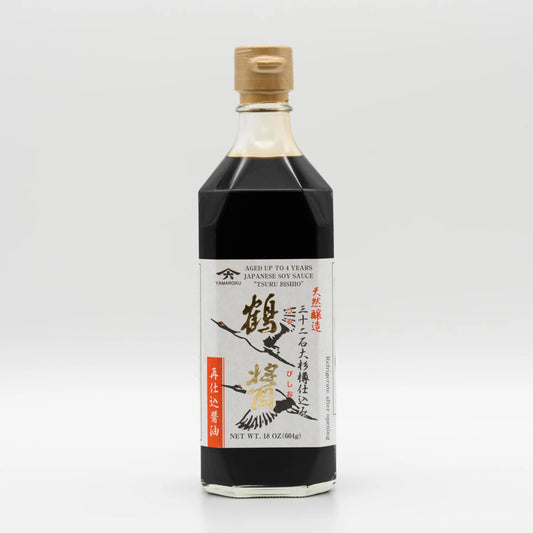 Soy Sauce "Tsurubishio" 4 Years Aged -4年熟成二段仕込み醤油「鶴醤」-