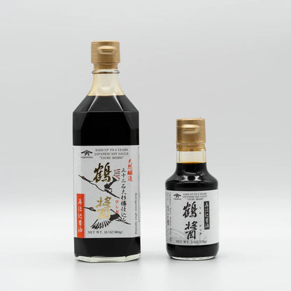 Soy Sauce "Tsurubishio" 4 Years Aged -4年熟成二段仕込み醤油「鶴醤」-